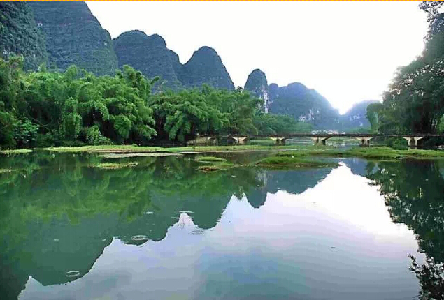 罗城怀群剑江风光